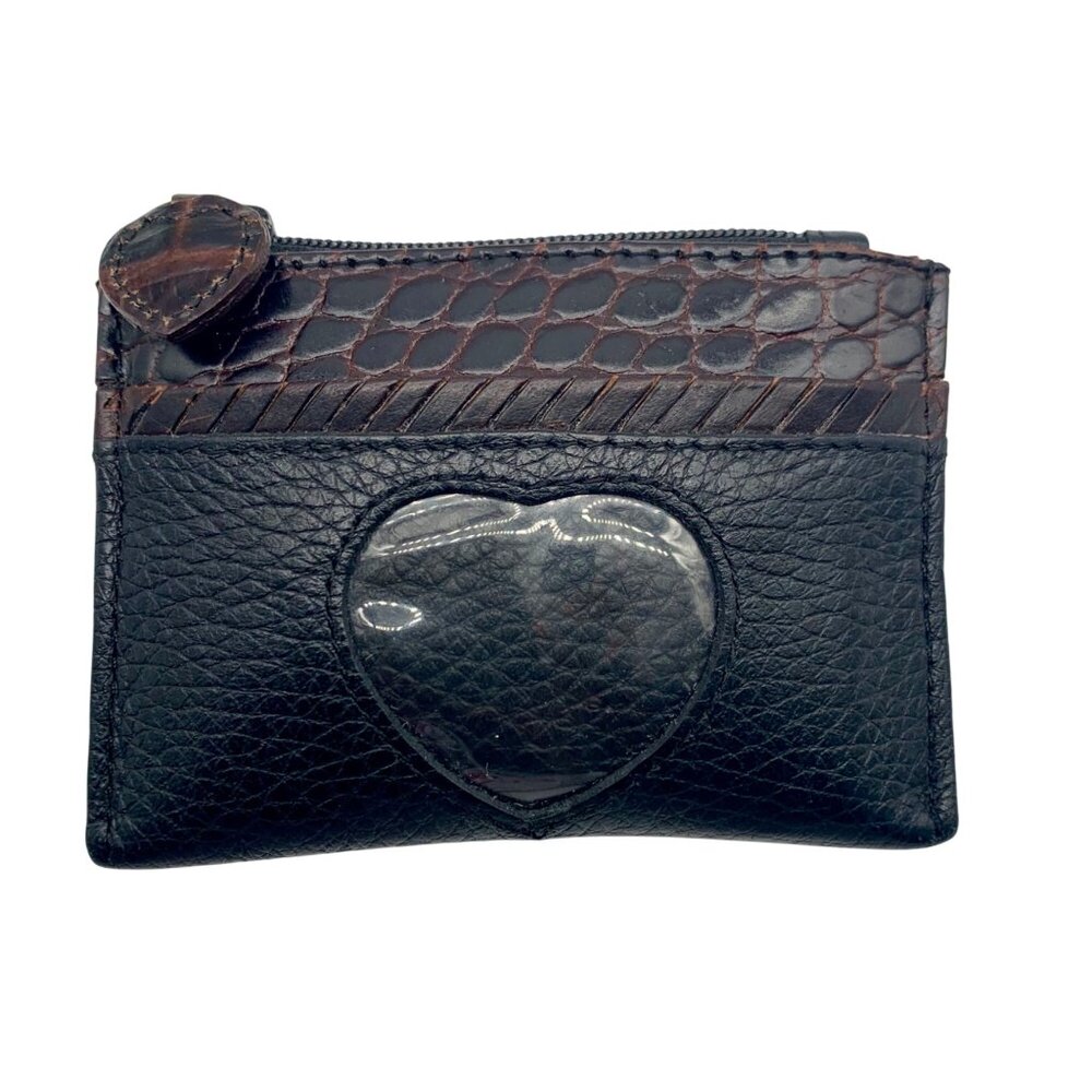 Brighton Black & Brown Leather Wallet